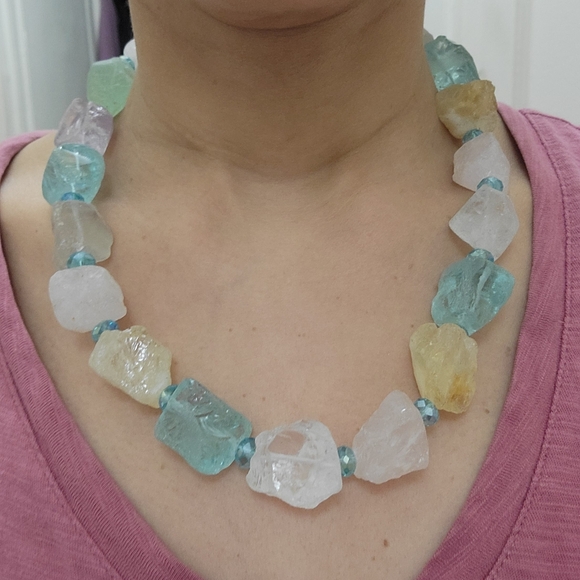 Jewelry - Chunky Statement Necklace Boho Festival‎